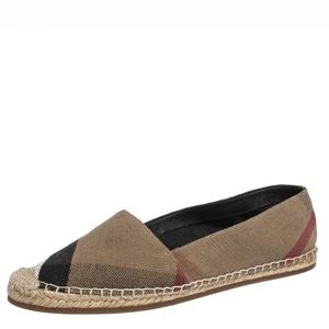 Burberry Canvas Espadrille Flats EU 38.5